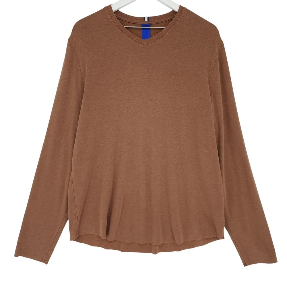 Kit and Ace Vneck Brushed French Terry Tee
